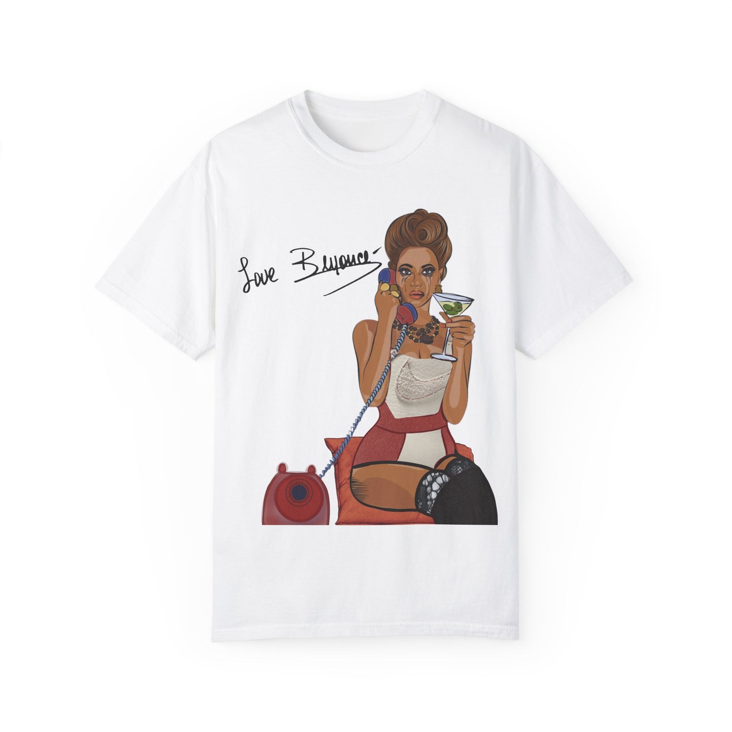 Love, Beyoncé" Cinnabar Sneaker Match Tee – Give Them Bey Collection