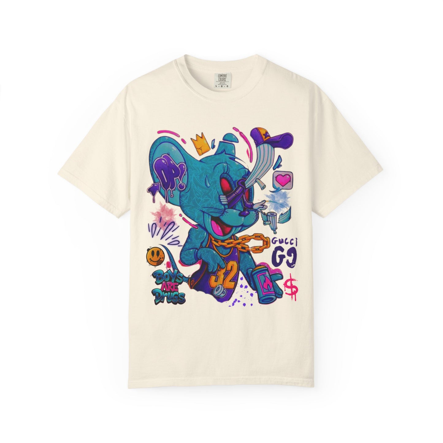 Boys Are Drugs Tee Jordan 1 Match Blk Grape