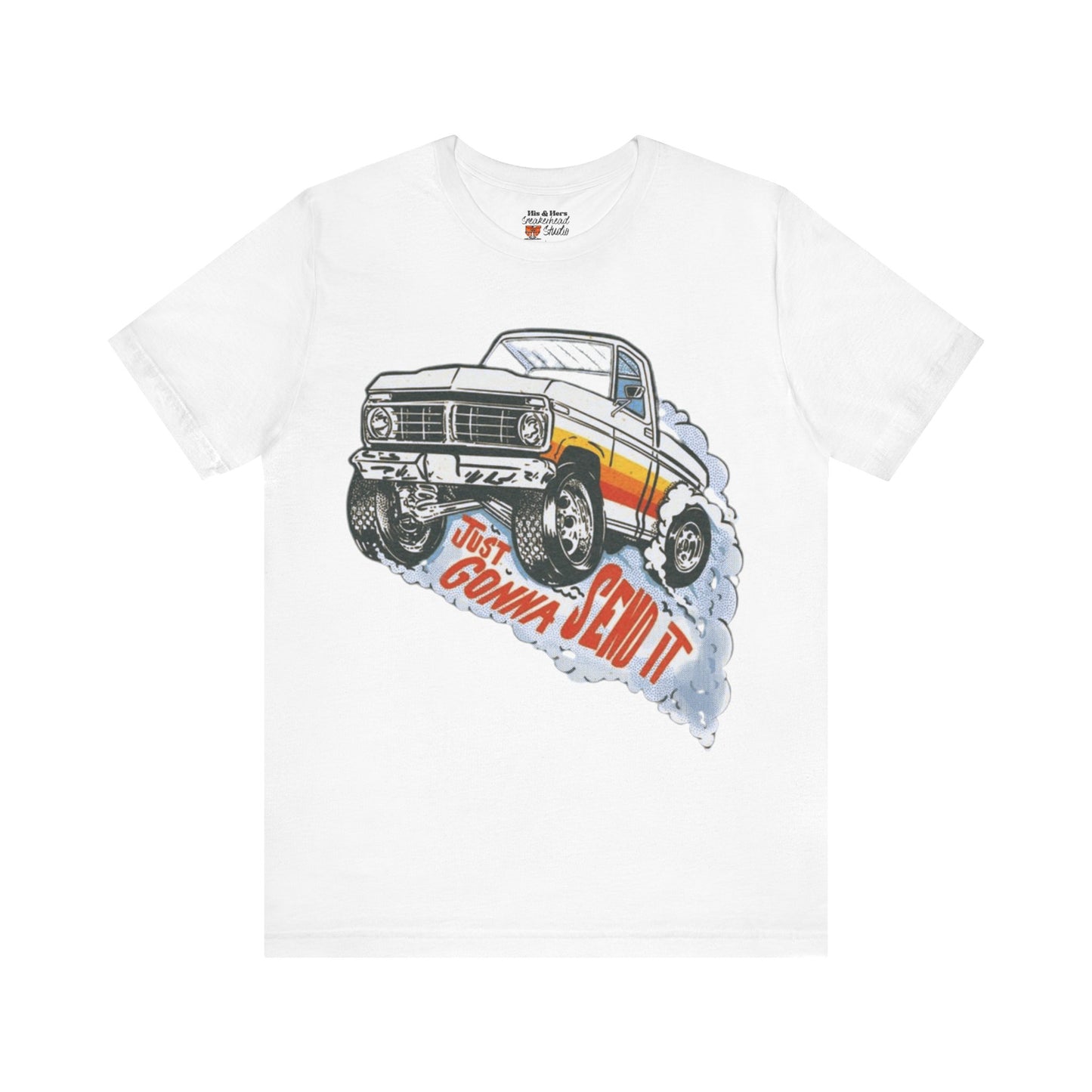 Vintage Just Gonna Send It Monster Truck Tee | Sneaker Match for Nike Daybreak