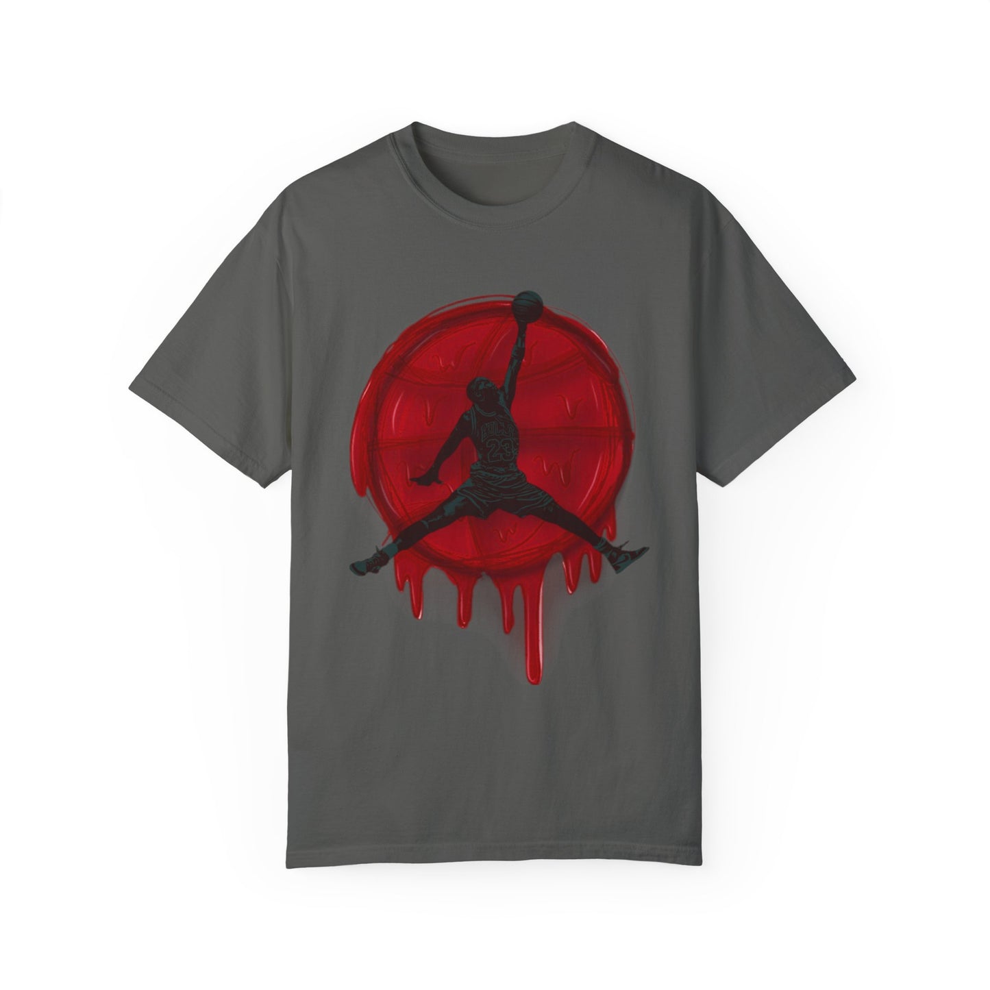 Drip Like MJ – “Bred Drip” Sneaker Match Tee Jordan 1 Retro High OG Bred