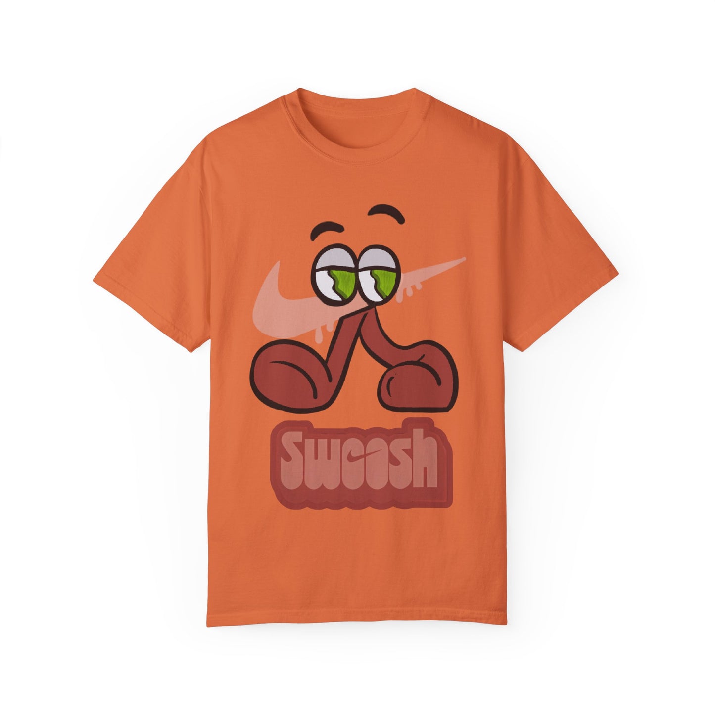 “Swoosh’d Out” Tee – Matches Jordan 13 Retro Dune Red