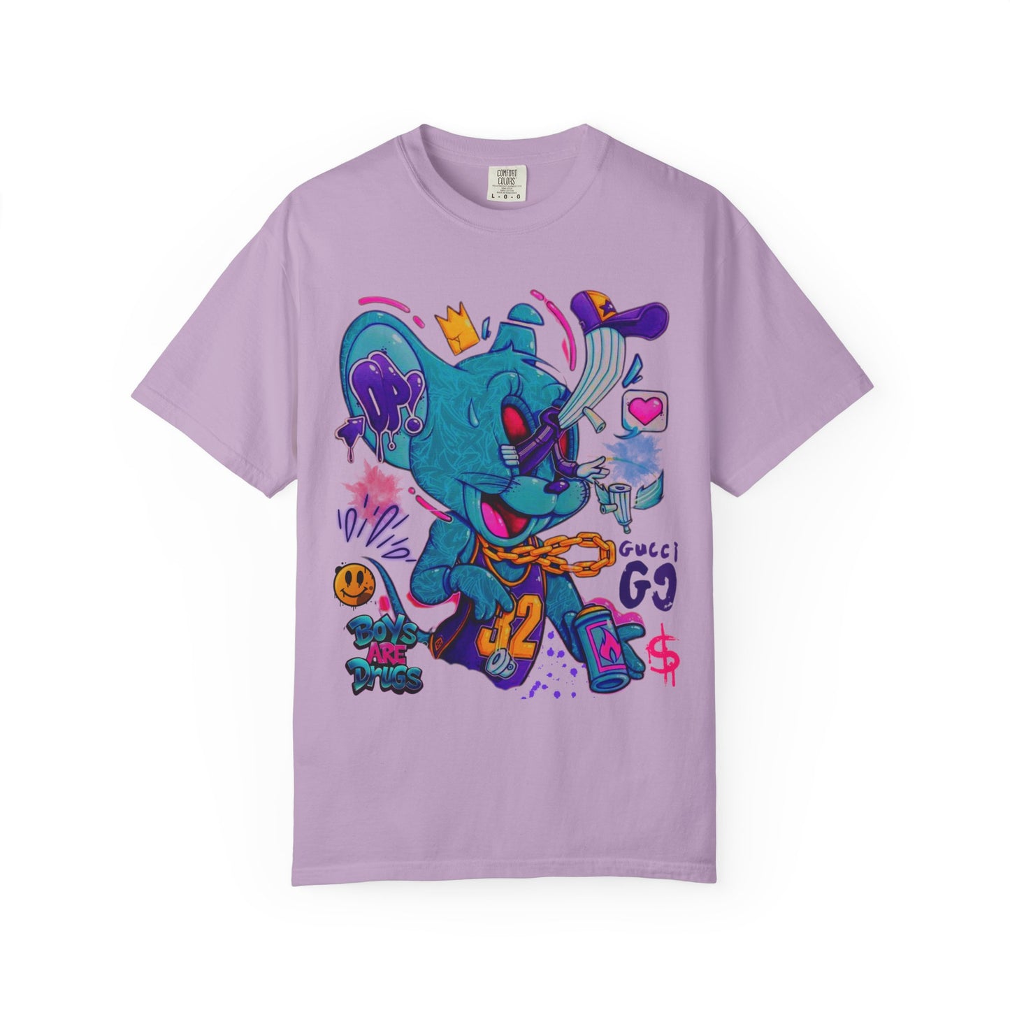 Boys Are Drugs Tee Jordan 1 Match Blk Grape