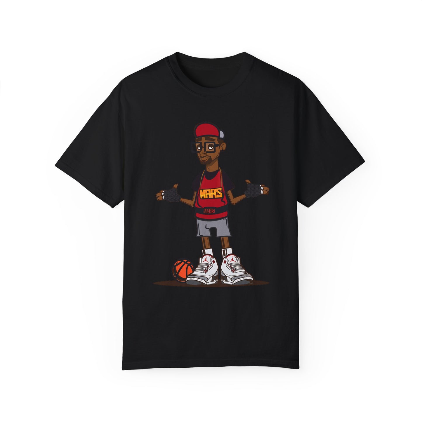 Retro Basketball Graphic T-shirt - Fun Streetwear for Sports Fans