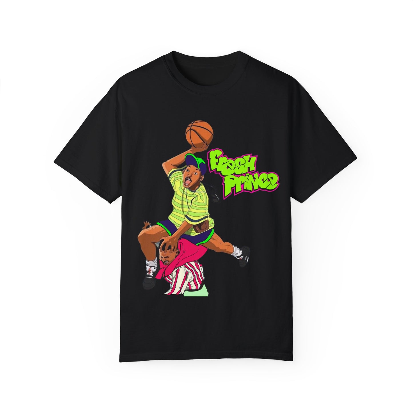 Fresh Prince Sneaker Match Tee Air Jordan 5 Alternate Bel Air Ghost green and Grape
