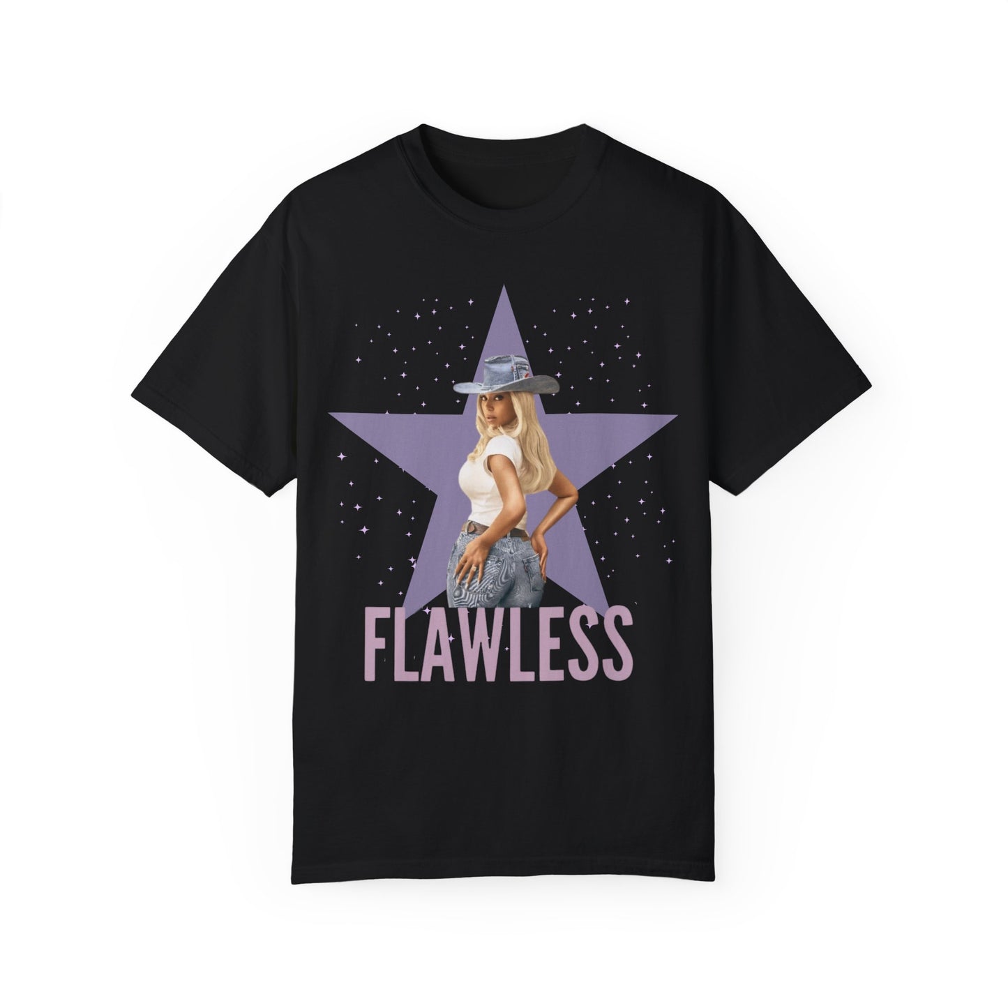 "Flawless" Indigo Haze Sneaker Match Tee – Give Them Bey Collection