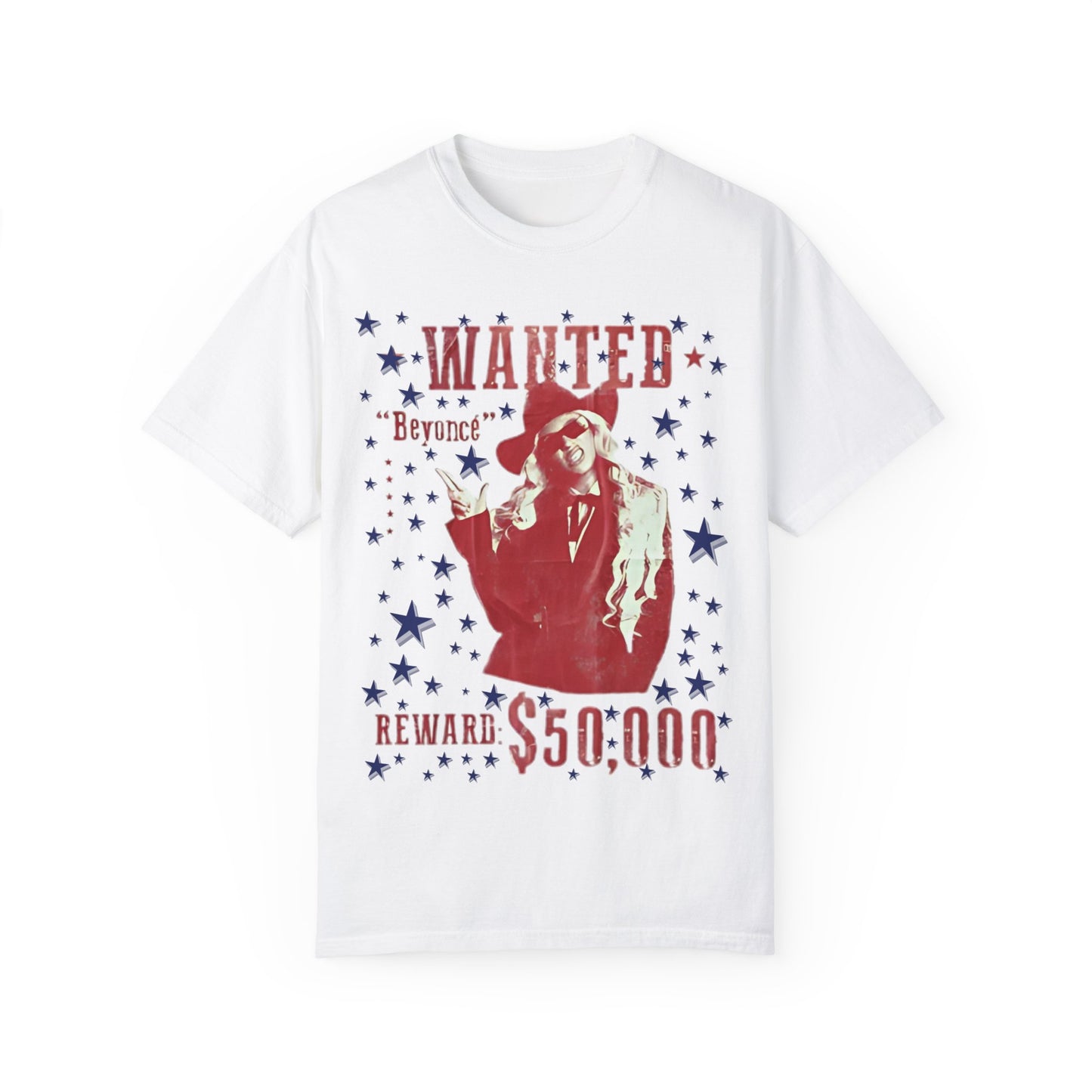 Cowboy Carter Beyoncé Wanted Tee Match for Rare Air Cinnabar