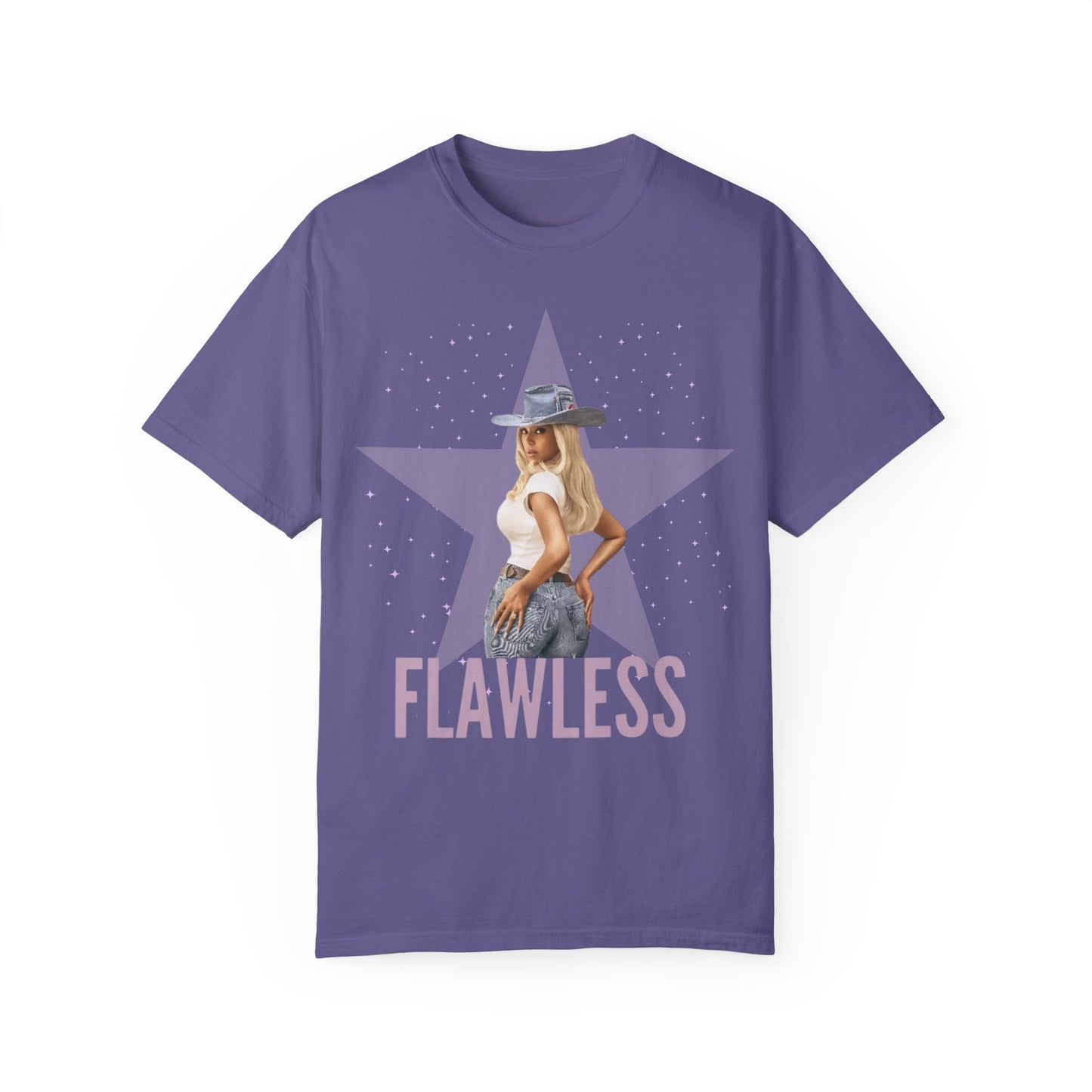 "Flawless" Indigo Haze Sneaker Match Tee – Give Them Bey Collection