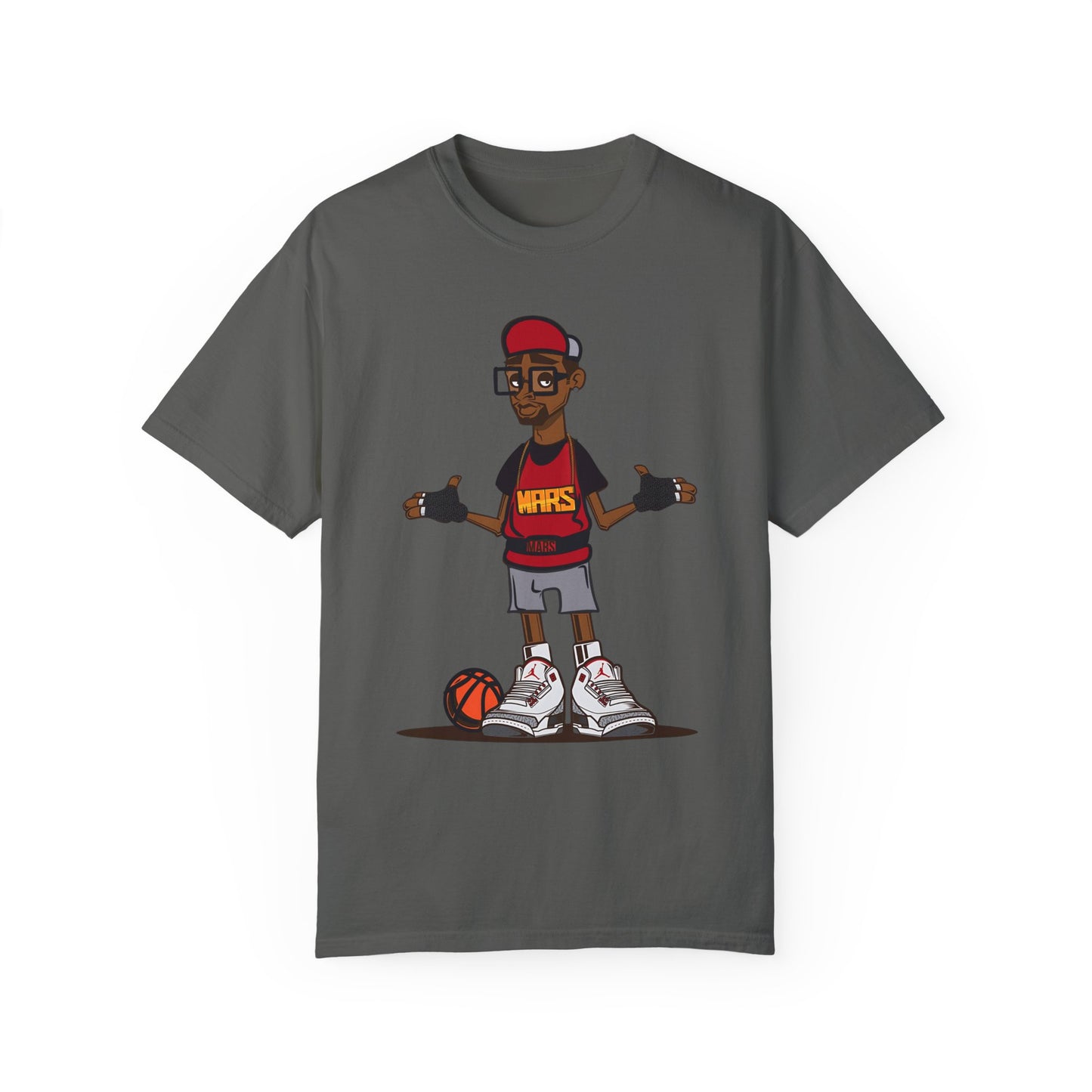 Retro Basketball Graphic T-shirt - Fun Streetwear for Sports Fans