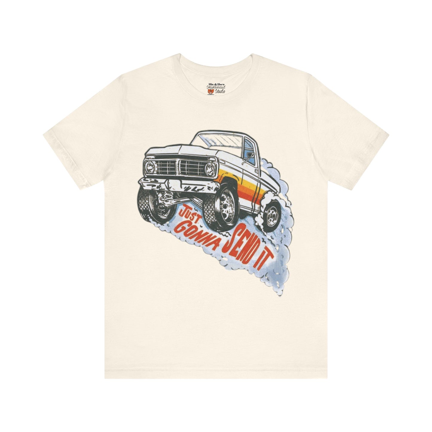 Vintage Just Gonna Send It Monster Truck Tee | Sneaker Match for Nike Daybreak