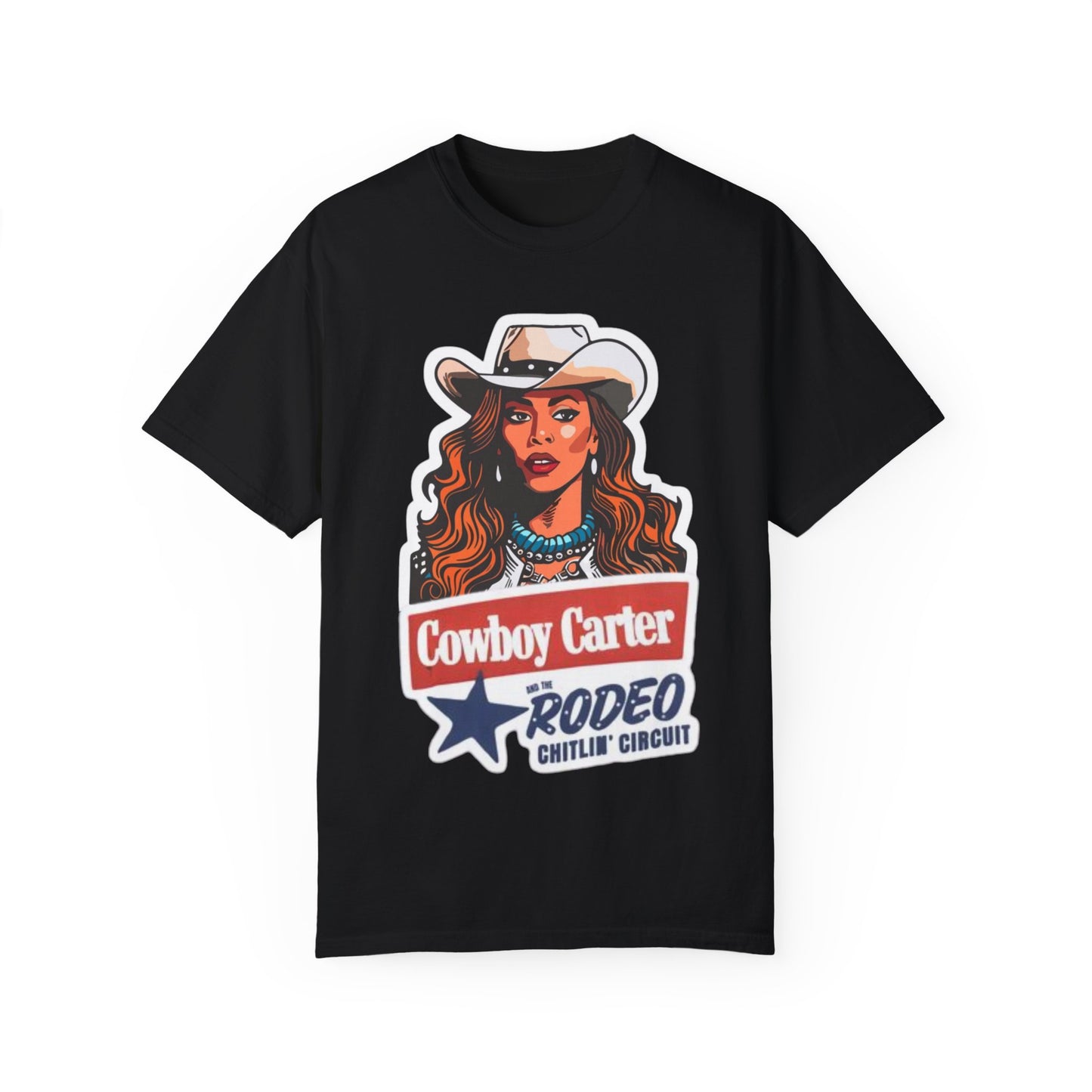 Cowboy Carter Rodeo" Sneaker Match Tee – Matches Jordan 1 Rare Air Cinnabar & Sail