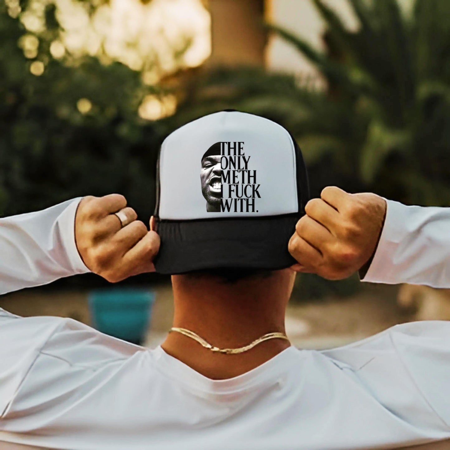 Method Man Vintage Trucker Hat The Only Meth I F With