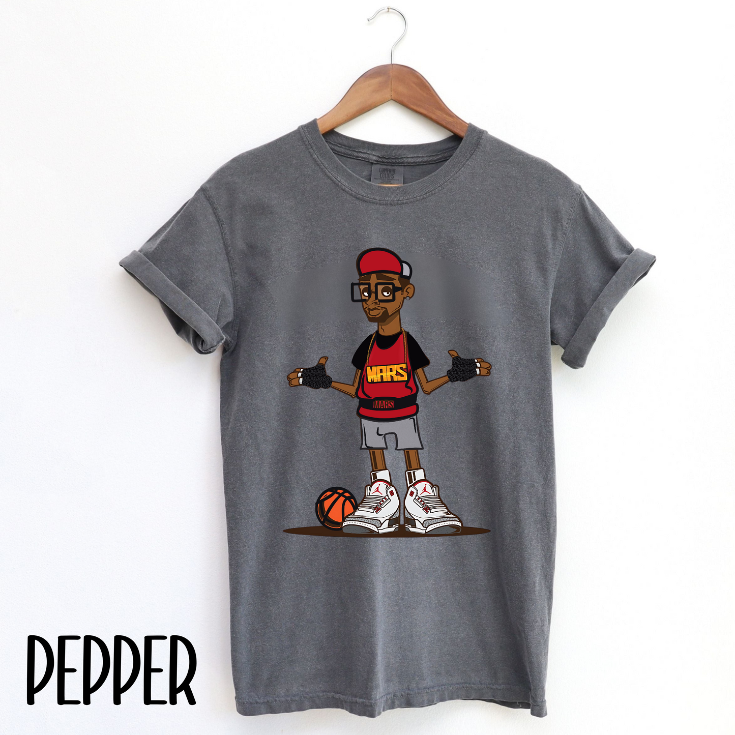 Retro Basketball Graphic T-shirt - Fun Streetwear for Sports Fans