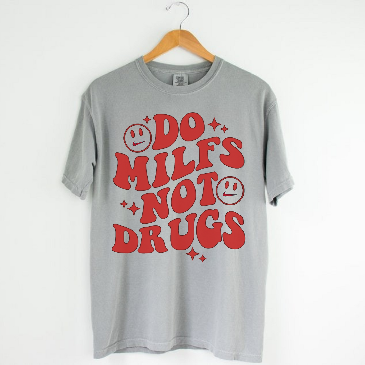 Do MILFs Not Drugs – Sneaker Match Tee for Jordan 5 El Toro Varsity Red