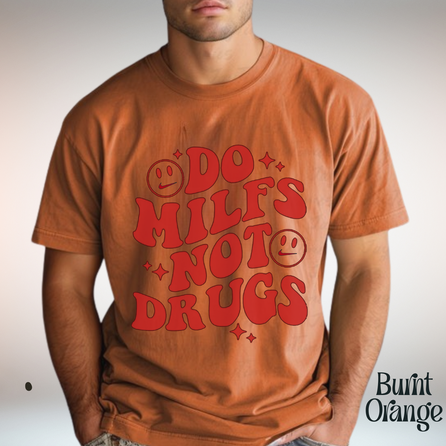 Do MILFs Not Drugs – Sneaker Match Tee for Jordan 5 El Toro Varsity Red
