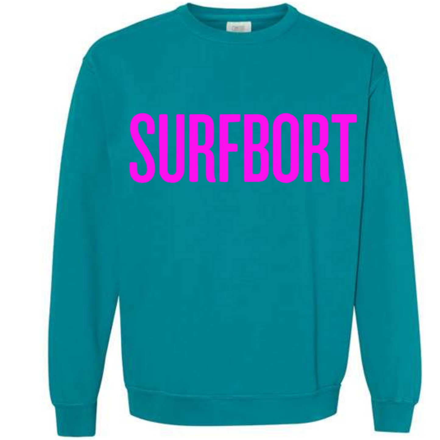 Surfbort Drunk In Love Crewneck Pegasus Plus in Vivid Purple