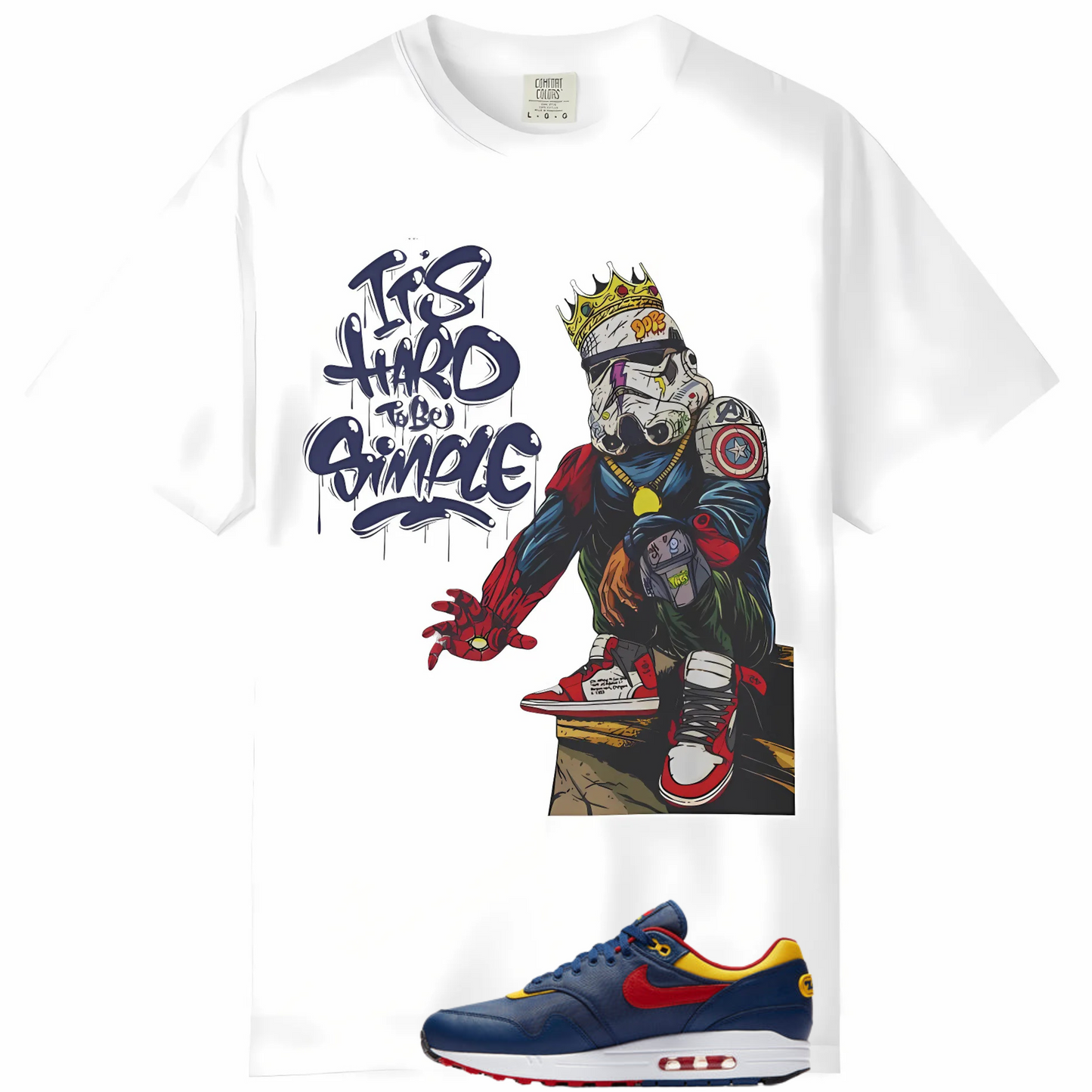 Storm King sneaker match tee Air Max 1 Premium Snow Beach