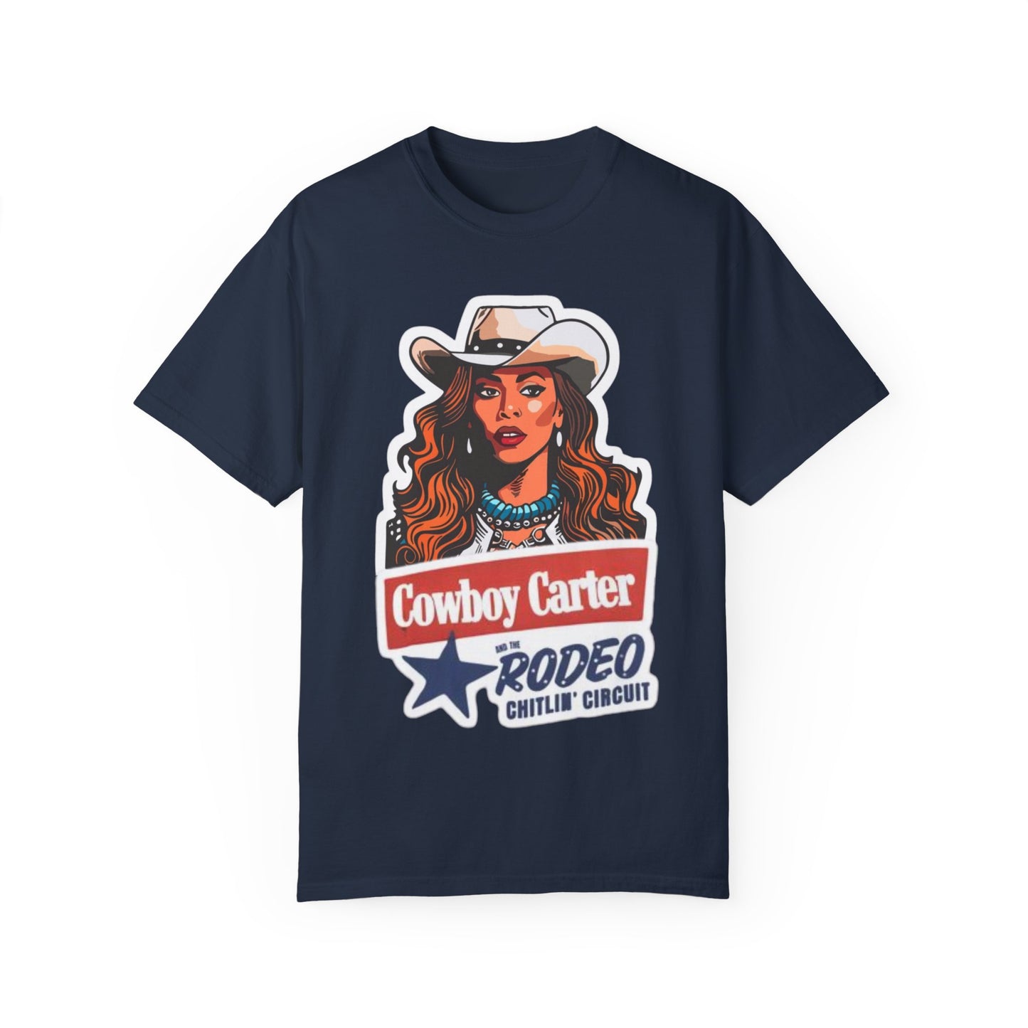 Cowboy Carter Rodeo" Sneaker Match Tee – Matches Jordan 1 Rare Air Cinnabar & Sail