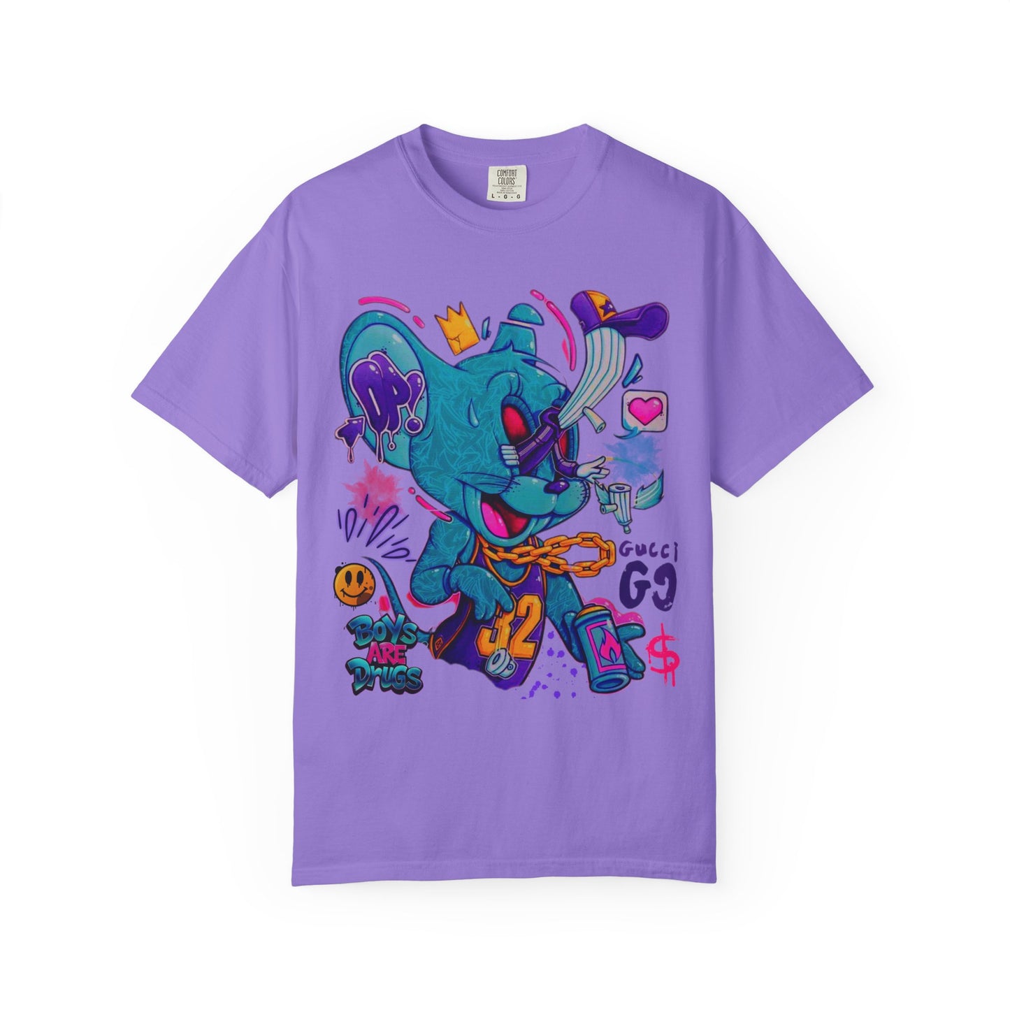 Boys Are Drugs Tee Jordan 1 Match Blk Grape
