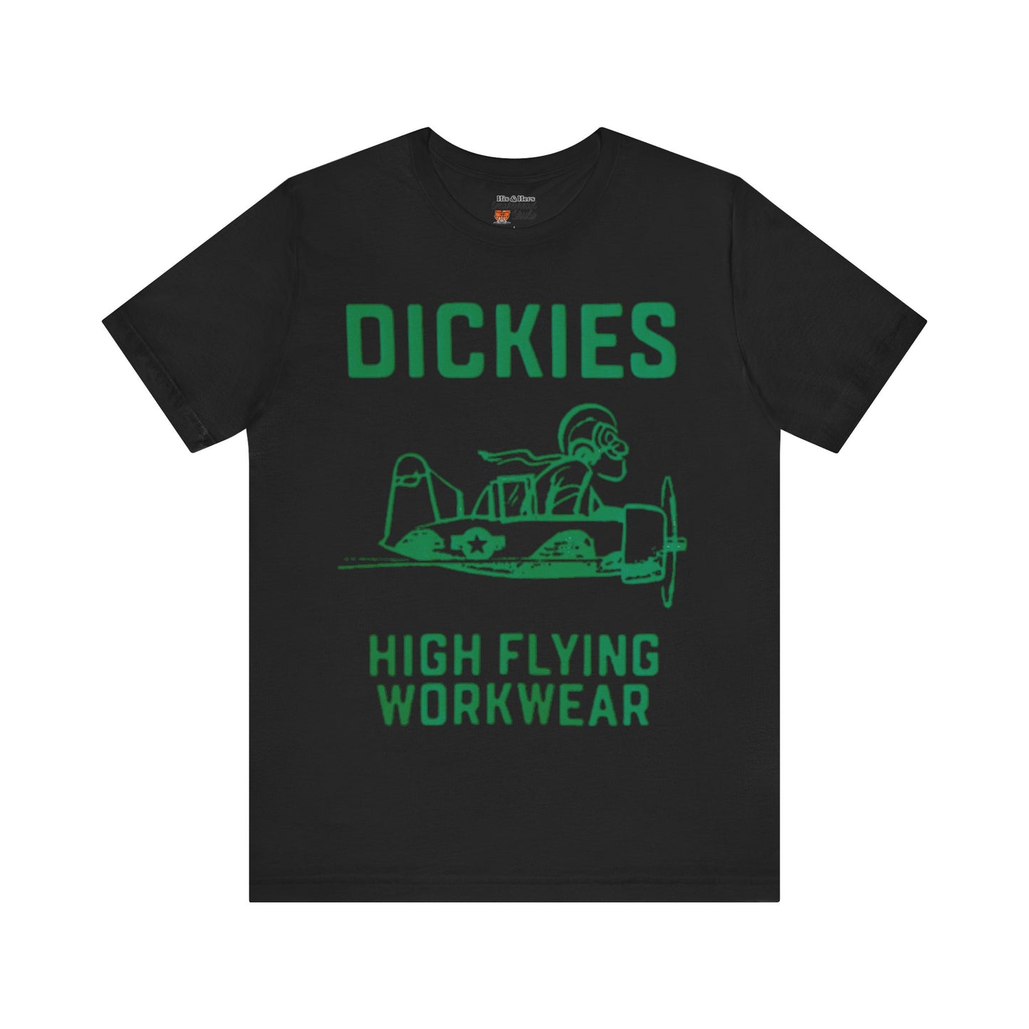 Vintage Style Dickies Workwear Tshirt Match for Adidas Campus VULC In Green