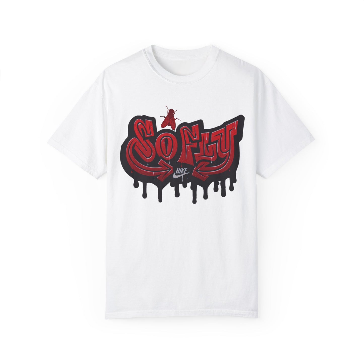 So Fly – Varsity Red/Black Tee | Sneaker Match for Jordan 12 "Flu Game"
