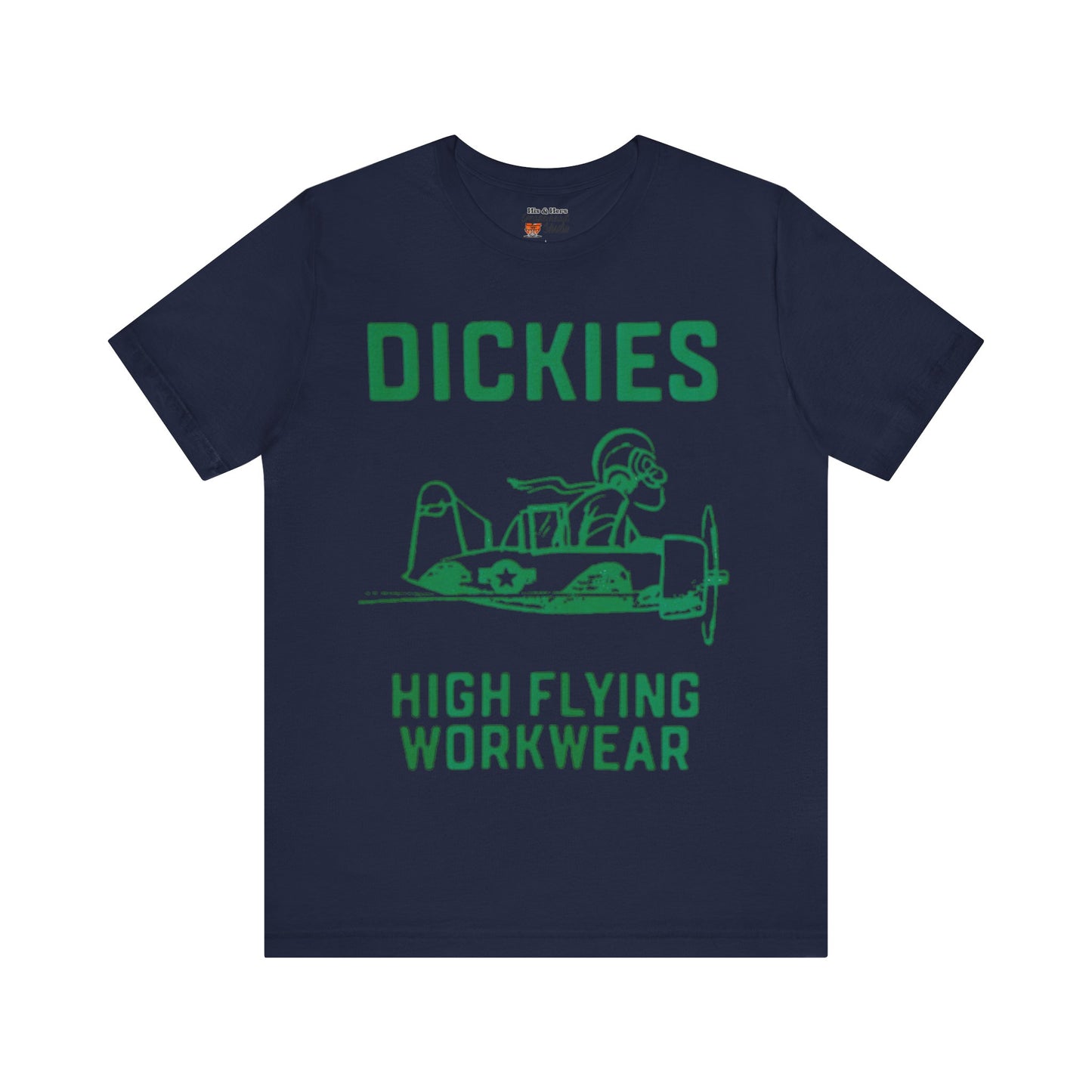 Vintage Style Dickies Workwear Tshirt Match for Adidas Campus VULC In Green