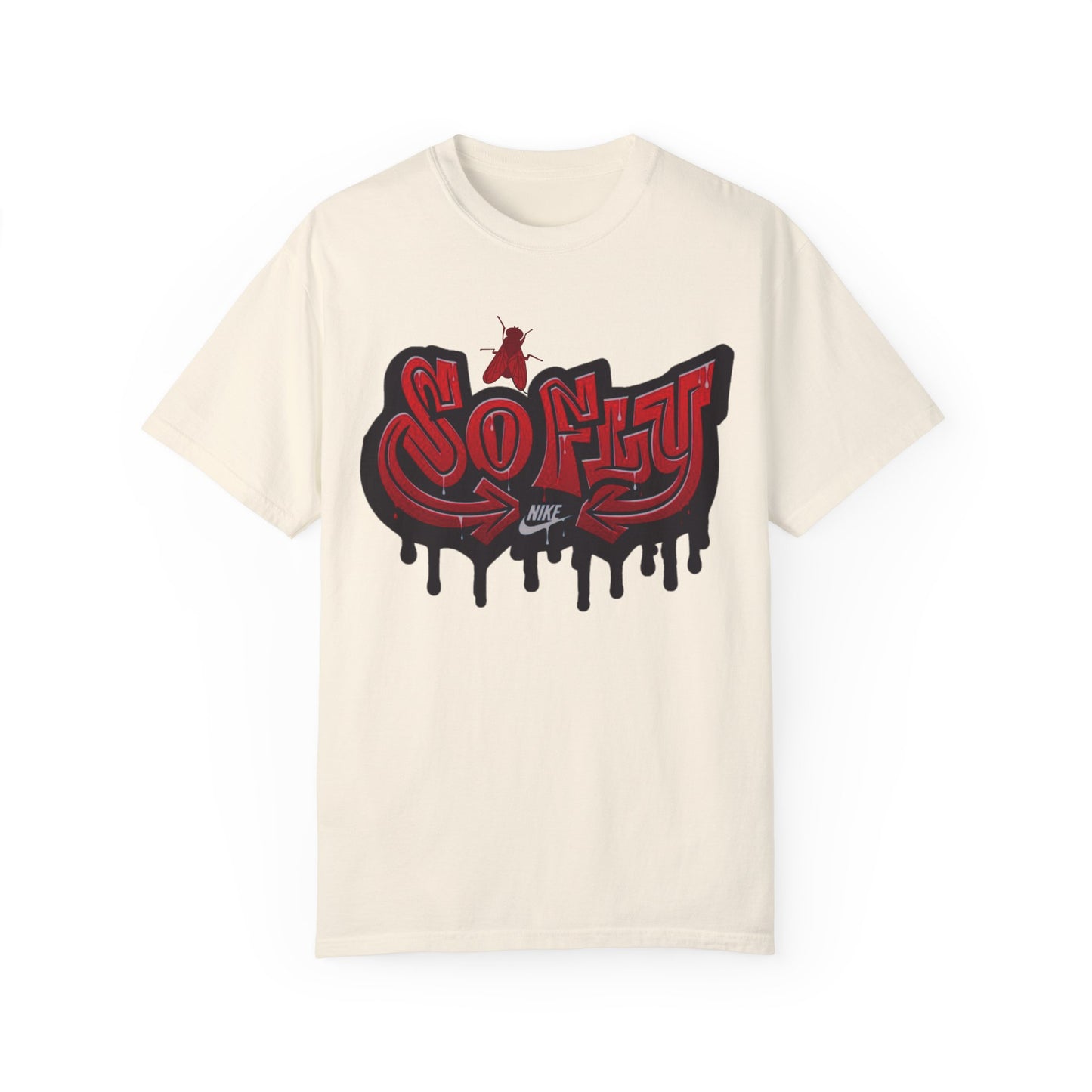 So Fly – Varsity Red/Black Tee | Sneaker Match for Jordan 12 "Flu Game"