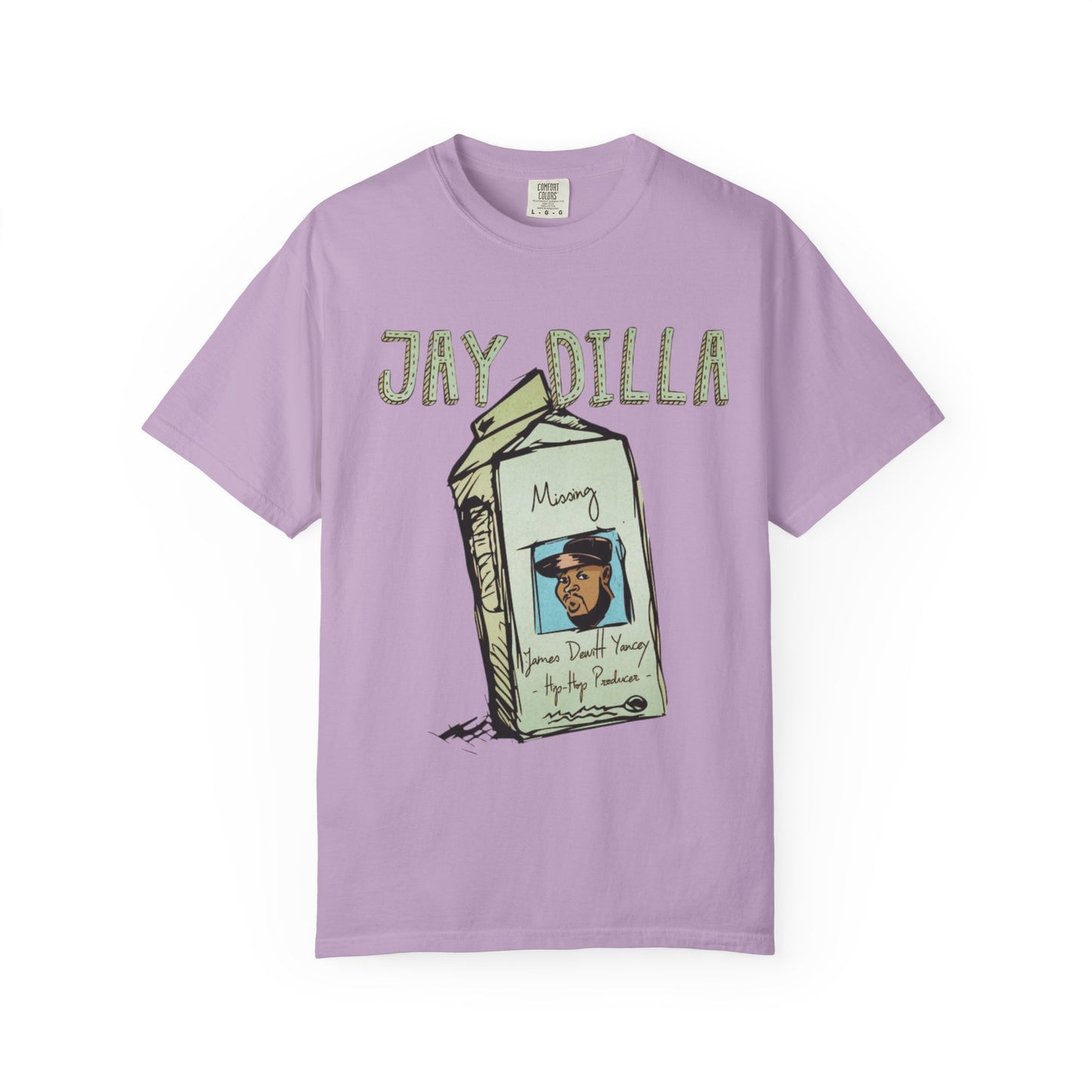 "Missing Legends: J Dilla Memorial Tee match for Air Force 1 in Jade Horizon