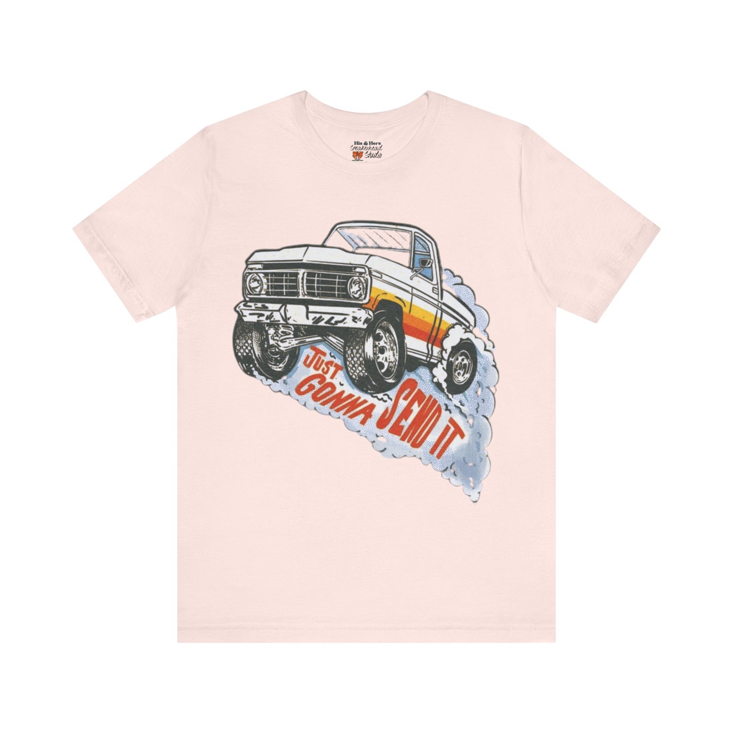 Vintage Just Gonna Send It Monster Truck Tee | Sneaker Match for Nike Daybreak
