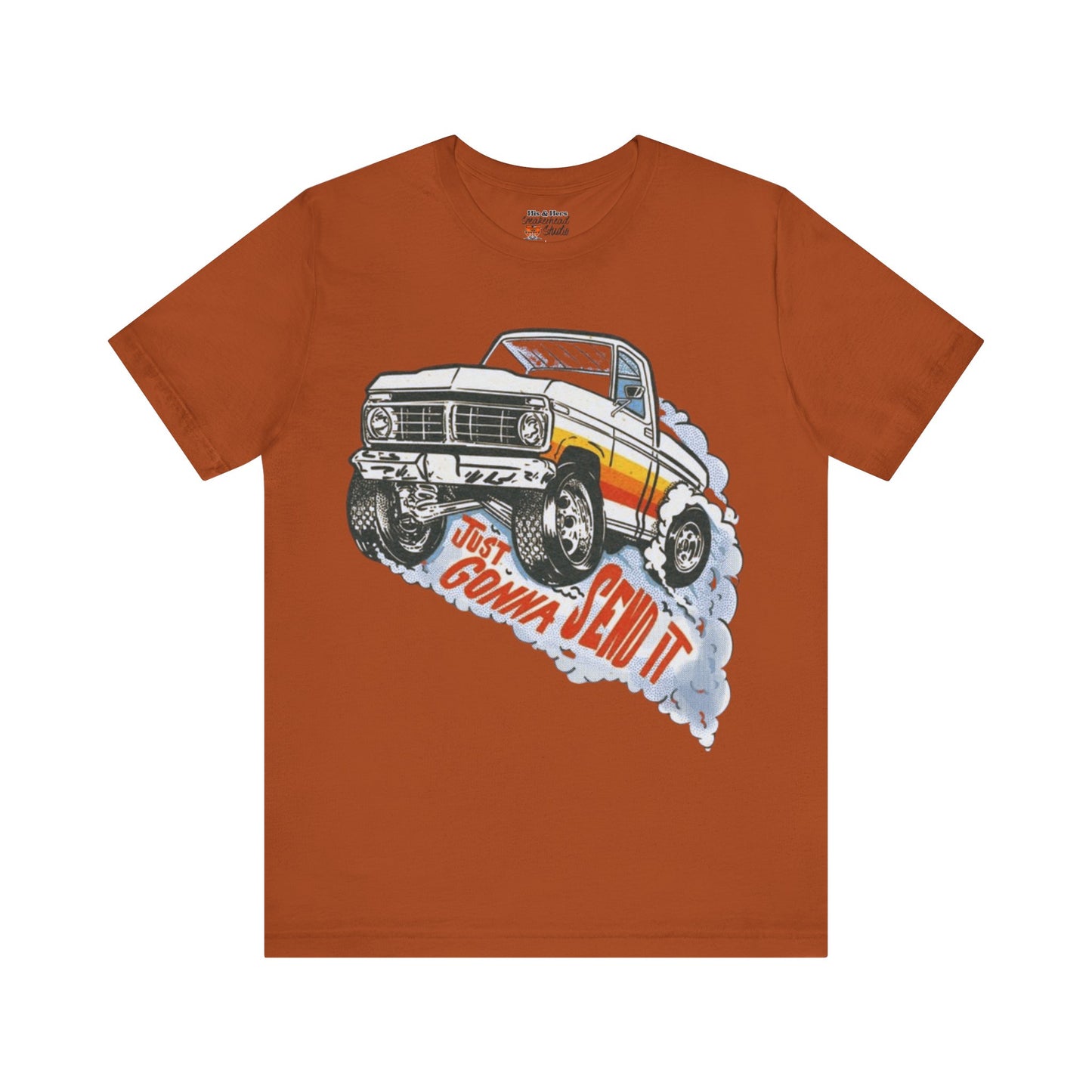 Vintage Just Gonna Send It Monster Truck Tee | Sneaker Match for Nike Daybreak