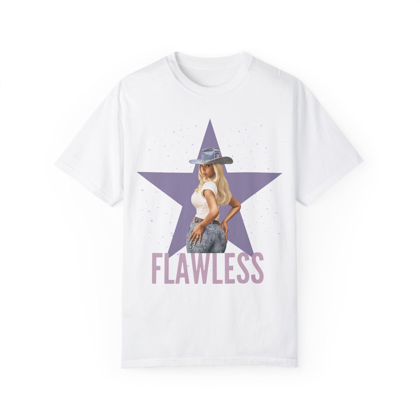 "Flawless" Indigo Haze Sneaker Match Tee – Give Them Bey Collection