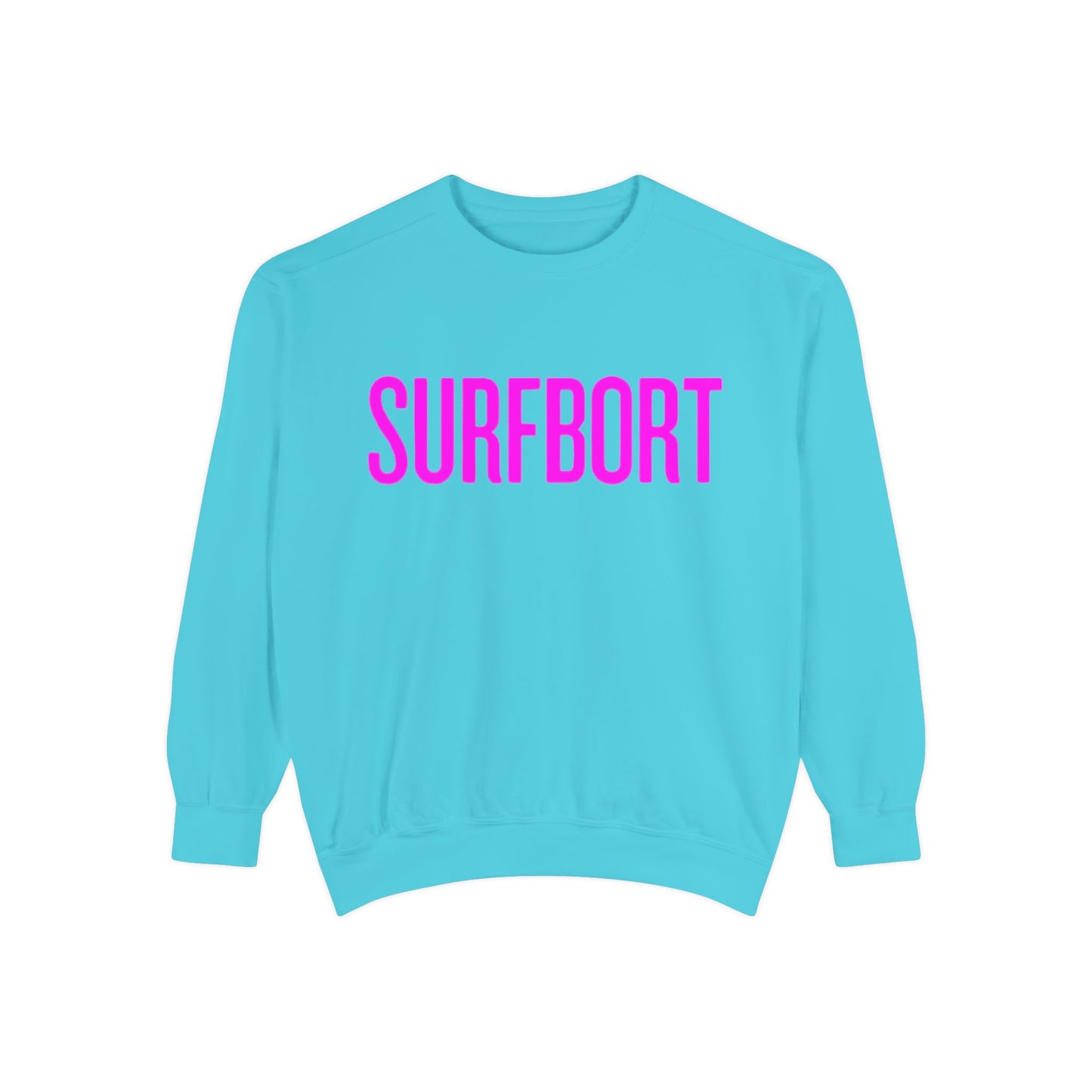 Surfbort Drunk In Love Crewneck Pegasus Plus in Vivid Purple