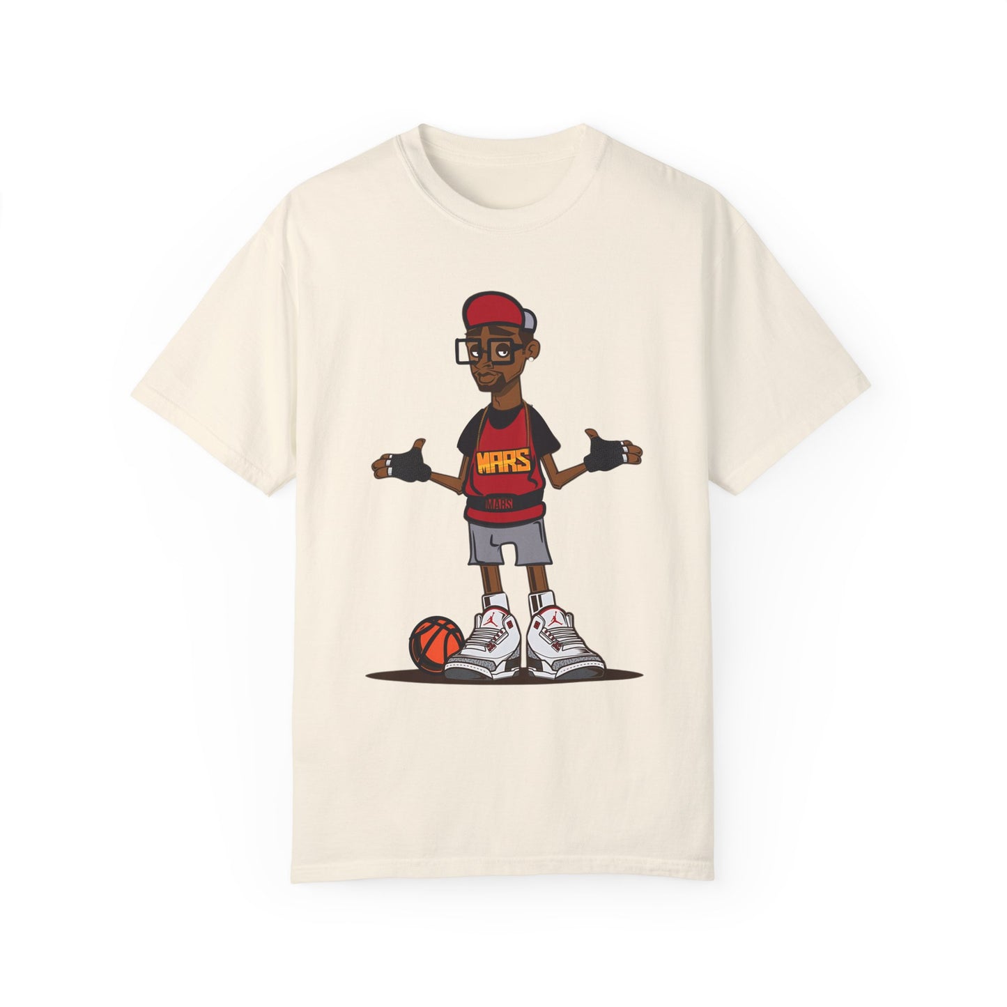Retro Basketball Graphic T-shirt - Fun Streetwear for Sports Fans