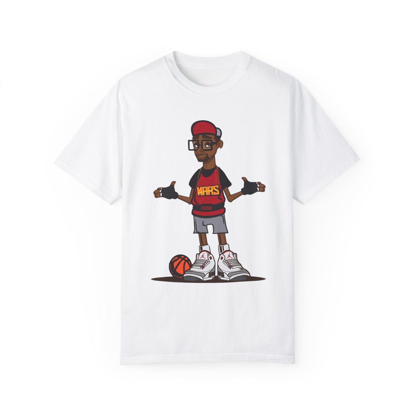 Retro Basketball Graphic T-shirt - Fun Streetwear for Sports Fans