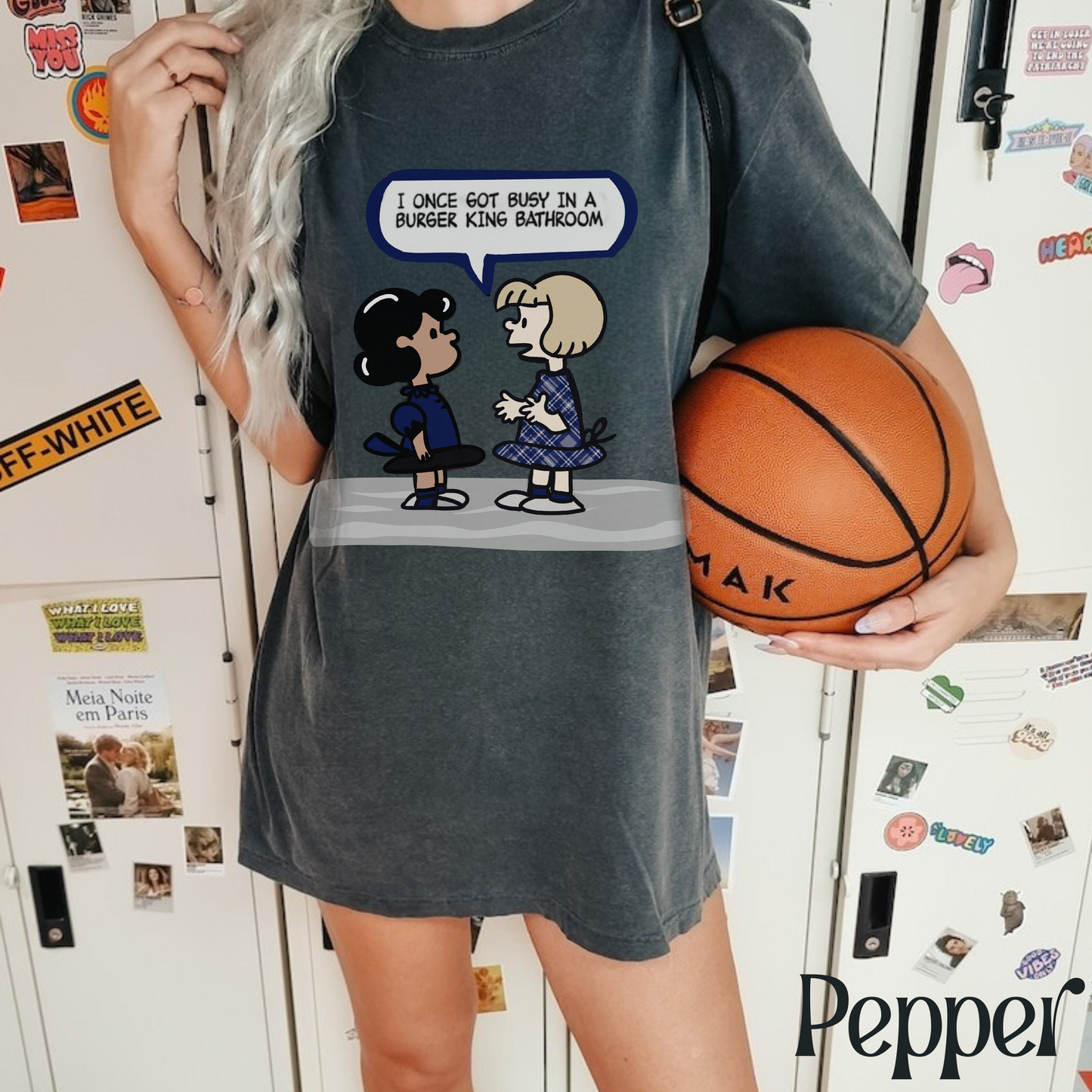 Peanuts x Digital Underground Sneaker Match Tee Nike Jordan 1 Retro Rare Air Deep Royal Blue