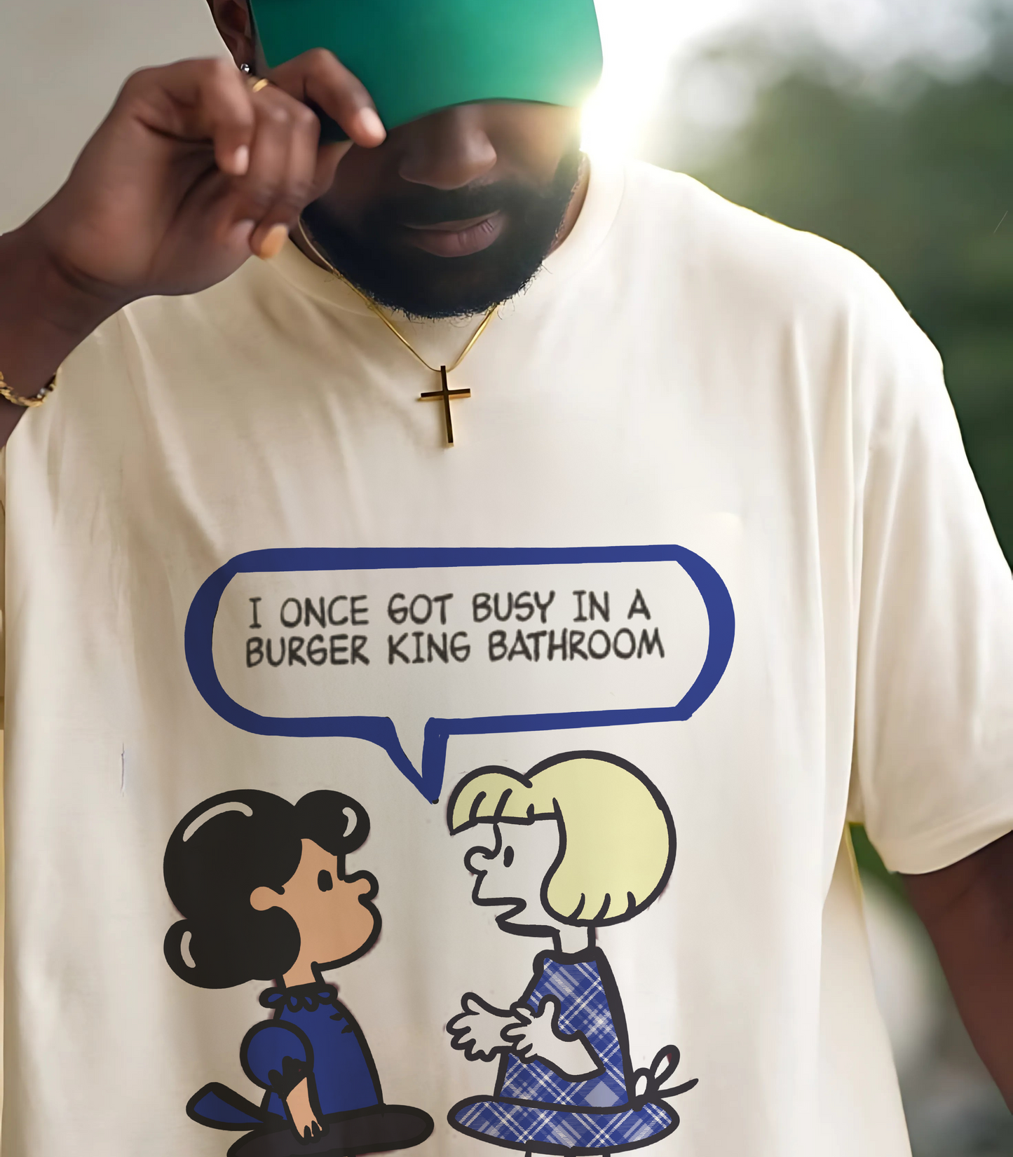 Peanuts x Digital Underground Sneaker Match Tee Nike Jordan 1 Retro Rare Air Deep Royal Blue