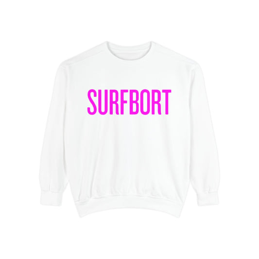 Surfbort Drunk In Love Crewneck Pegasus Plus in Vivid Purple