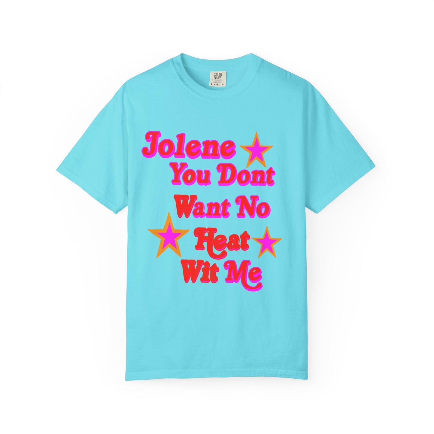 Jolene You Don Want No Heat Wit Me Jolene sneaker match tee for Nike Air Max 90 Alchemy Pink