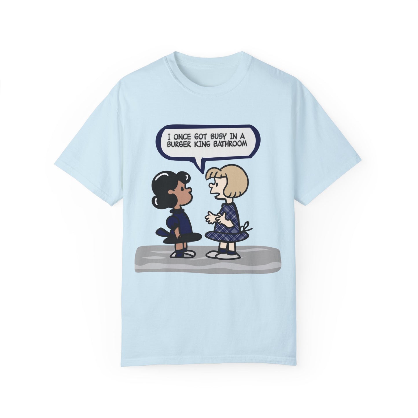 Peanuts x Digital Underground Sneaker Match Tee Nike Jordan 1 Retro Rare Air Deep Royal Blue