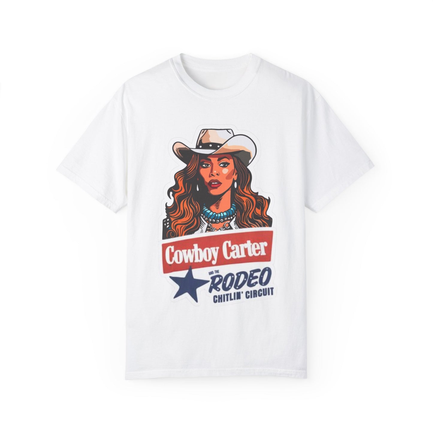 Cowboy Carter Rodeo" Sneaker Match Tee – Matches Jordan 1 Rare Air Cinnabar & Sail