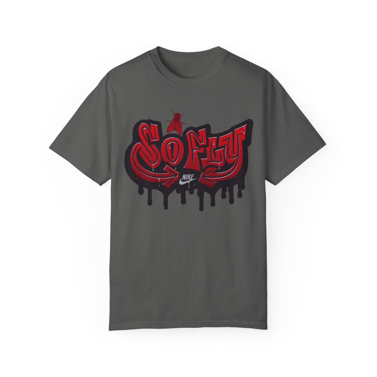 So Fly – Varsity Red/Black Tee | Sneaker Match for Jordan 12 "Flu Game"