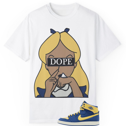 Ain't Nobody As Dope As Alice Tee Match For Jordan 1 KO high Laney