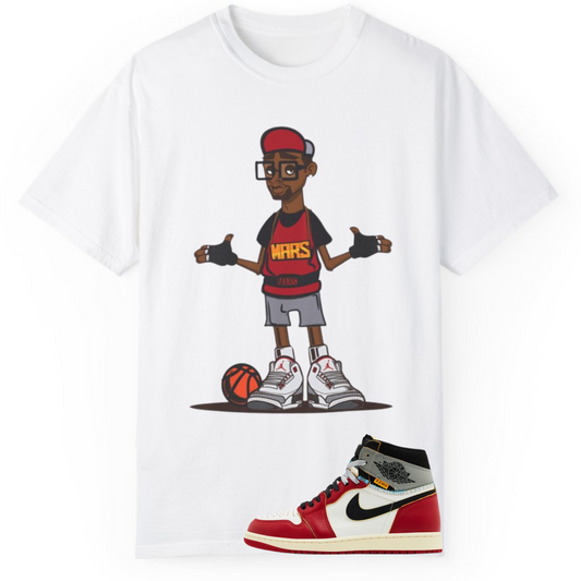 Retro Basketball Graphic T-shirt - Fun Streetwear for Sports Fans
