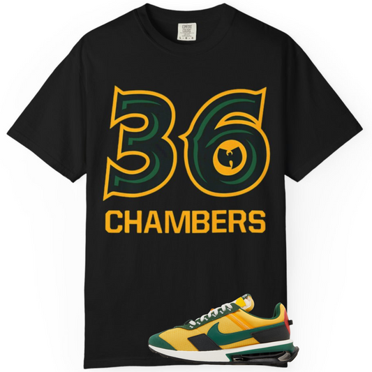 36 Chambers Wu Tang Clan Tee Match For Air Max Pre Day University Gold Gorge Green