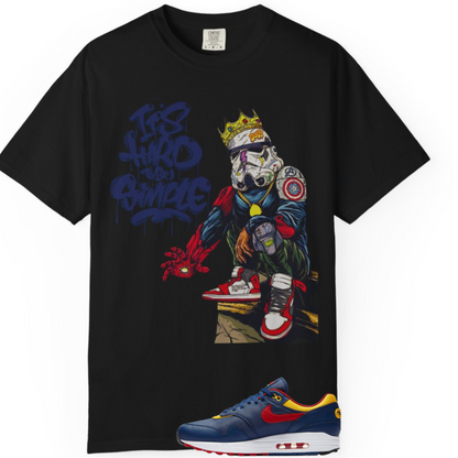 Storm King sneaker match tee  Air Max 1 Premium Snow Beach