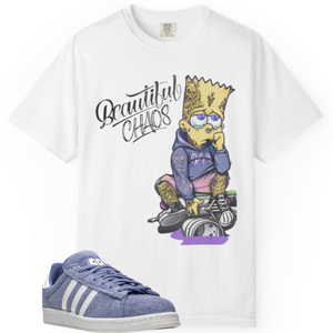 Bart Juice World Sneaker Match Tee Adidas Southpark Towelie Campus. 80s
