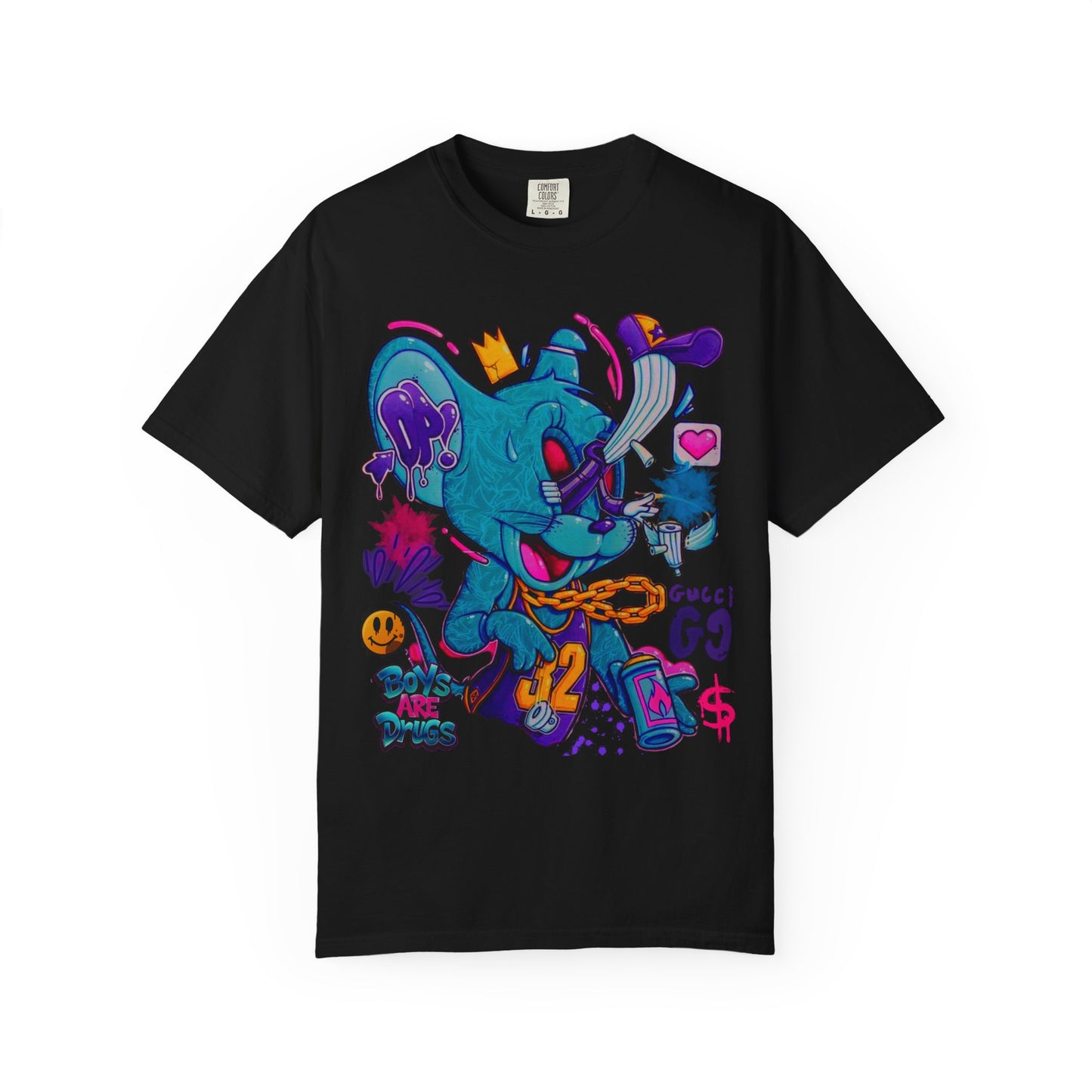 Boys Are Drugs Tee Jordan 1 Match Blk Grape