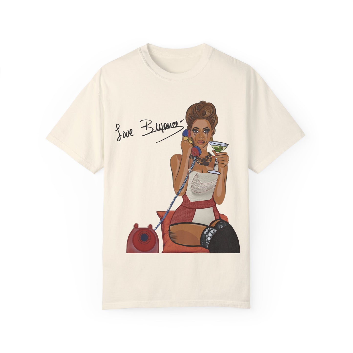 Love, Beyoncé" Cinnabar Sneaker Match Tee – Give Them Bey Collection