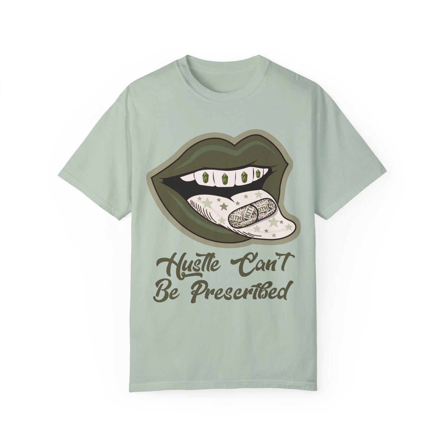 Hustle Can't Be Prescribed Tee Everyday Match For Jordan 1 Maker in Med Olive