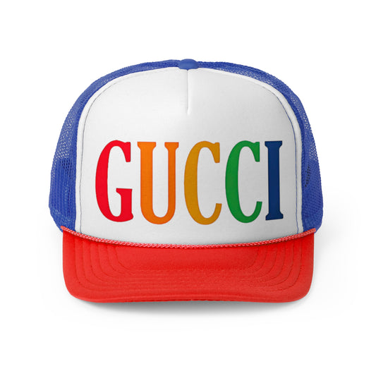 Gucci Rainbow Otto Vintage Trucker Hat