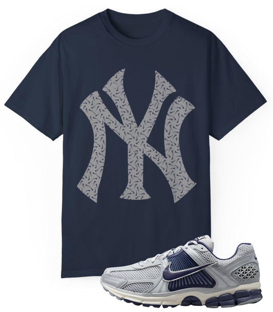 Yankee Legacy Tee Matches Zoom Vomero 5 Yankees colorway